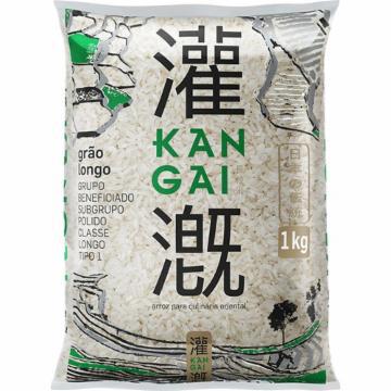 ARROZ JAPONES KANGAI JAPONICO GRAO LONGO 1KG