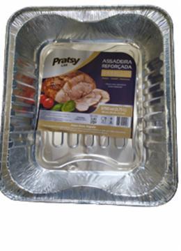 ASSADEIRA PRATSY RET ALUMINIO 3750ML