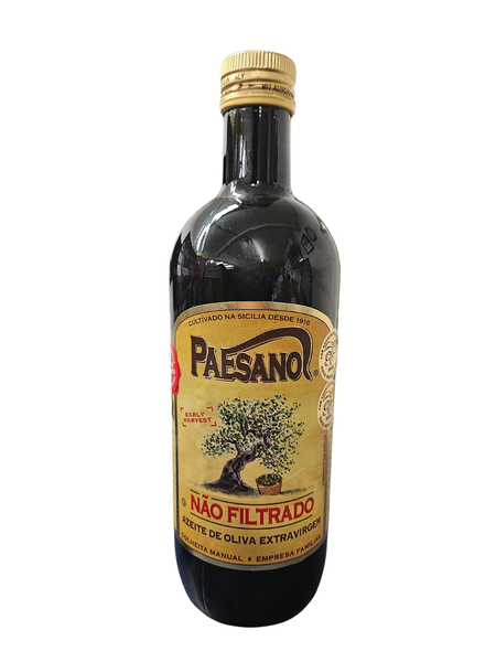 AZEITE PAESANO EXTRA VIRGEM NAO FILTRADO 1L