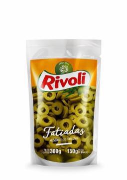 AZEITONA RIVOLI VERDE DOY PACK FATIADA 150G