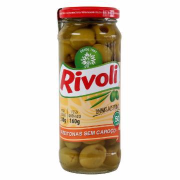 AZEITONA RIVOLI VERDE SEM CAROCO VIDRO 160G