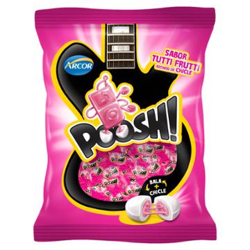 BALA ARCOR POOSH TUTTI FRUT 500G