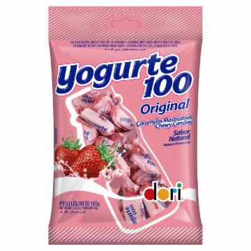 BALA DORI YOGURTE100 MORANGO 100G