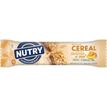 BARRA CEREAL NUTRY AVEIA BANANA MEL 22G