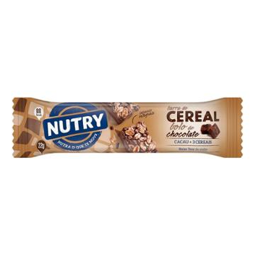 BARRA CEREAL NUTRY BOLO CHOCOLATE 22G