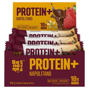 BARRA CEREAL PROTEIN+ 16g NAPOLITANA 50G