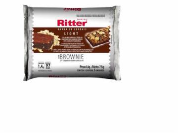 BARRA CEREAL RITTER BROWNIE LIGHT 75G
