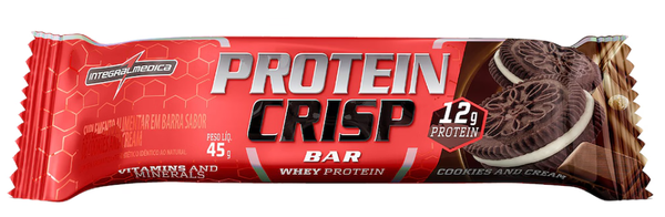 BARRA PROTEINA INTEGRALMEDICA CRISP COOKIES CREAM 45G