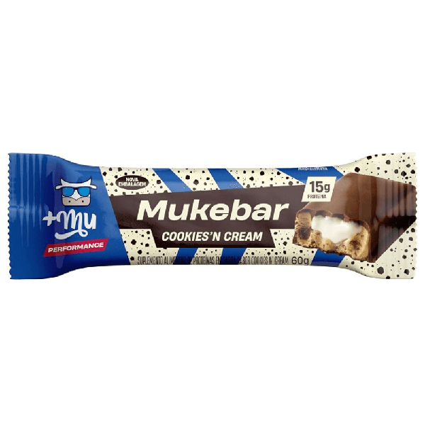 BARRA PROTEINA MAIS MU MUKEBAR COOKIES CREAM 60G