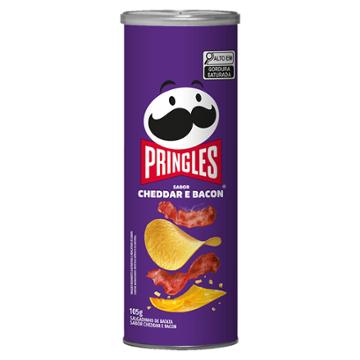 BATATA PRINGLES BACON CHEDDAR 104G