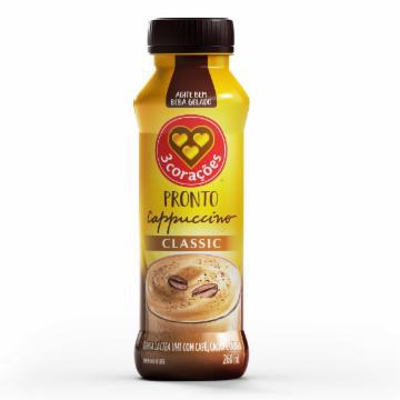 BEB LACTEA 3 CORACOES CAPUCCINO CLASSIC 260ML