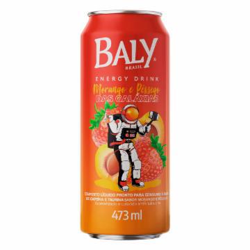 BEBIDA ENERGETICA BALY MORANGO E PESSEGO DAS GALAXIAS LATA 473ML