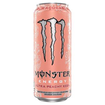 BEBIDA ENERGETICA MONSTER ULTRA PEACHY KEEN LATA 473ML