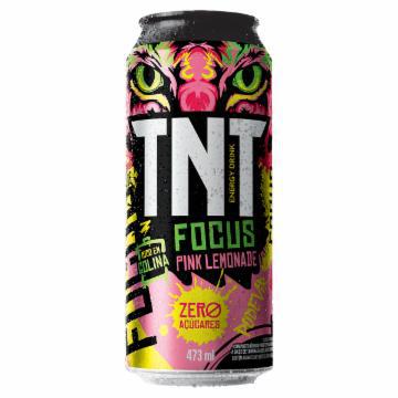 BEBIDA ENERGETICA TNT FOCUS PINK LEMONADE ZERO ACUCAR LATA 473ML