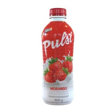 BEBIDA LACTEA GARRAFA PULSI MORANGO 800G