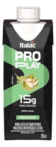 BEBIDA LACTEA UHT ITALAC PROPLAY PISTACHE 15G PROTEINAS 250ML