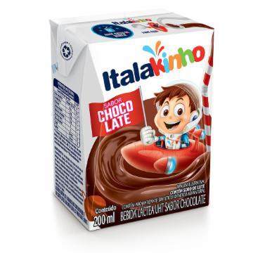 BEBIDA LACTEA UHT ITALAKINHO CHOCOLATE TP 200ML