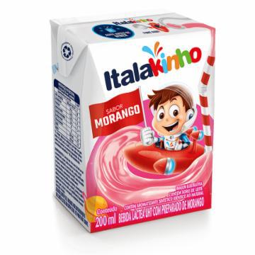 BEBIDA LACTEA UHT ITALAKINHO MORANGO TP 200ML