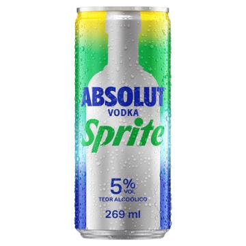 BEBIDA MISTA ABSOLUT COM SPRITE LATA 269ML