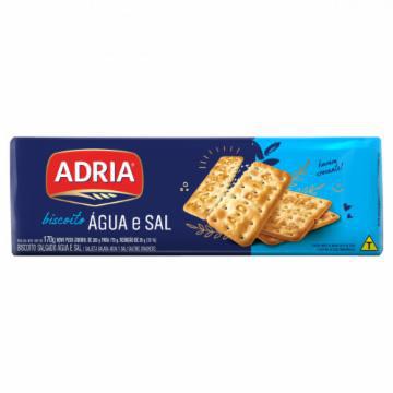 BISCOITO AGUA E SAL ADRIA 170G