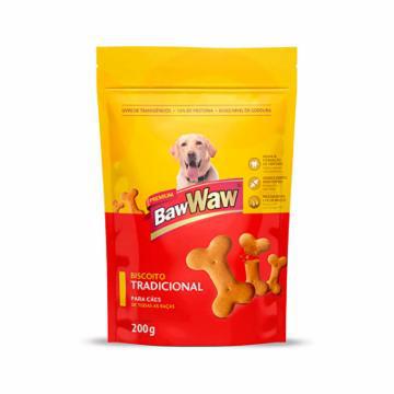 BISCOITO BAWWAW CAES ADULTOS TRADICIONAL 200G