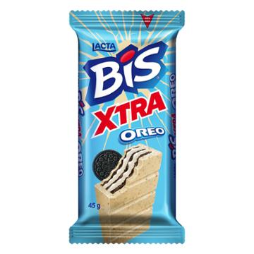 BISCOITO BIS WAFER LACTA XTRA OREO 45G