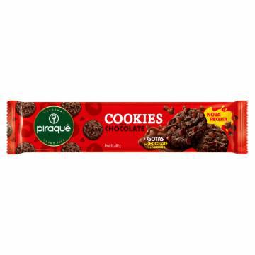 BISCOITO COOKIES PIRAQUE CHOCOLATE 80G