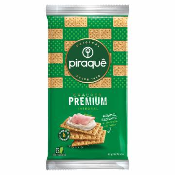 BISCOITO CRACKER PIRAQUE PREMIUM INTEGRAL 162G