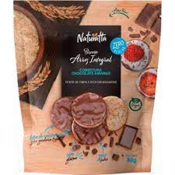 BISCOITO DE ARROZ NATURATTA COB CHOCOLATE 60G