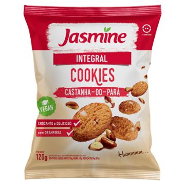 BISCOITO INTEGRAL COOKIES JASMINE CASTANHA DO PARA 120G 