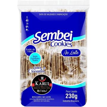 BISCOITO KARUI SEMBEI AO LEITE 230G