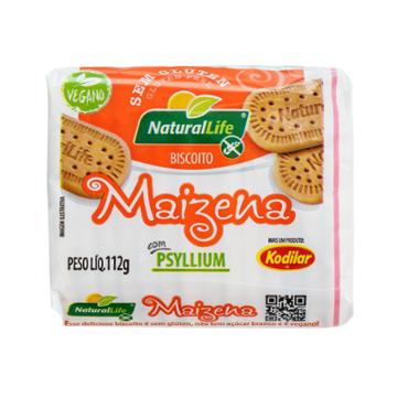 BISCOITO MAISENA NATURAL LIFE SEM GLUTEN 112G