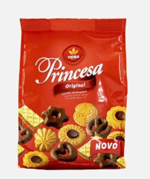 BISCOITO PRINCESA VIERA SORTIDOS 200G