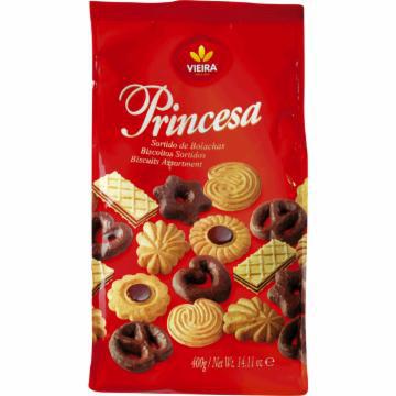 BISCOITO PRINCESA VIERA SORTIDOS 400g