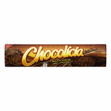 BISCOITO RECHEADO CHOCOLICIA CHOCOLATE 132g