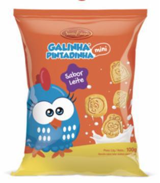 BISCOITO SANTA EDWIGES LEITE GALINHA PINTADINHA 100G