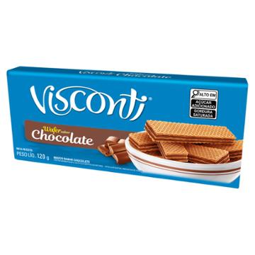 BISCOITO VISCONTI WAFER CHOCOLATE 120G
