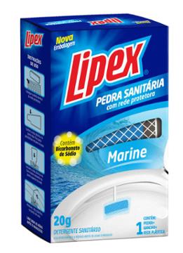 BLOCO PERFUMADO LIPEX C/REDE PROT MARINE 20G
