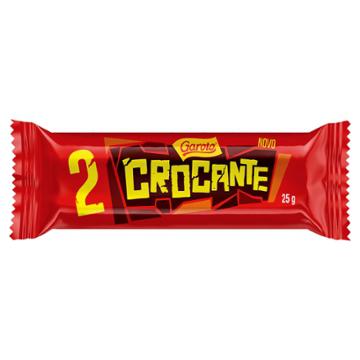 BOMBOM GAROTO CHOCOLATE CROCANTE 25G 