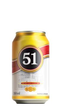 CACHACA 51 LATA 350ML