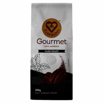 CAFE 3 CORACOES GOURMET DARK 250G