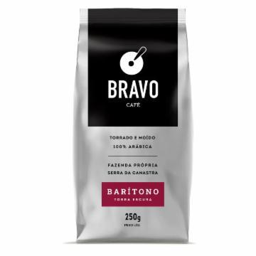 CAFE BRAVO BARITONO 100% ARABICA TORRADO MOIDO 250G