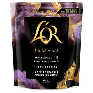 CAFE LOR TORRADO E MOIDO SUL DE MINAS POUCH 250G