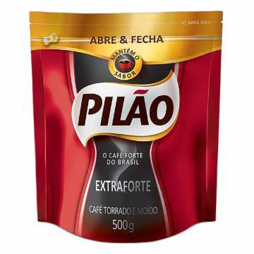 CAFE PILAO EXTRA FORTE ABRE E FECHA 500G