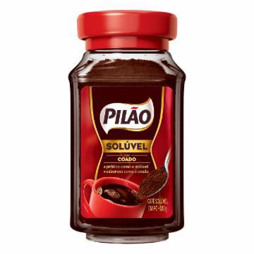 CAFE PILAO SOLUVEL COADO VIDRO 100G