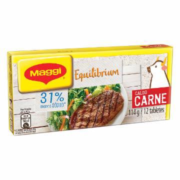 CALDO MAGGI CARNE MENOS SODIO 114G