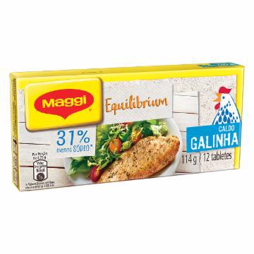 CALDO MAGGI GALINHA MENOS SODIO 114G