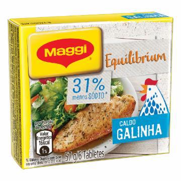 CALDO MAGGI GALINHA MENOS SODIO 57G