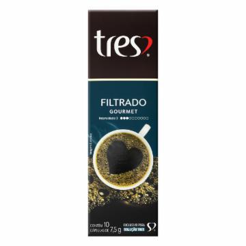 CAPSULA 3 CORACOES CAFE FILT GOURMET 75G
