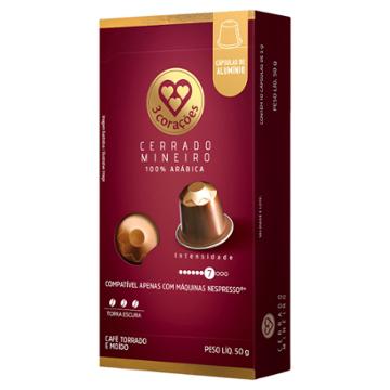 CAPSULA 3CORACOES ESPRESSO CERRADO MINEIRO 50G